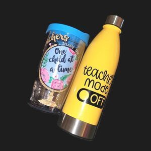 Two Teacher Cups Simply Southern Tervis and Mainstays